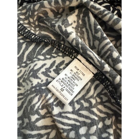 Robin Piccone Black & White Sleeveless Spaghetti Strap Dress Size M - Picture 4 of 4